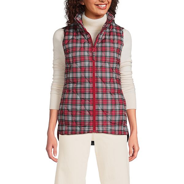 Утепленная стеганая безворсовая жилетка Petite Print Lands' End, Rich Red Plaid
Утепленная стеганая безворсовая жилетка Petite Print Lands' End, Rich Red Plaid