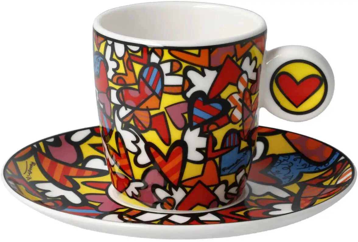 Чашка для эспрессо Goebel "Britto", Поп Арт, Ромеро Бритто - Все, что нам нужно, это любовь 7 см, цвет bunt
Чашка для эспрессо Goebel "Britto", Поп Арт, Ромеро Бритто - Все, что нам нужно, это любовь 7 см, цвет bunt