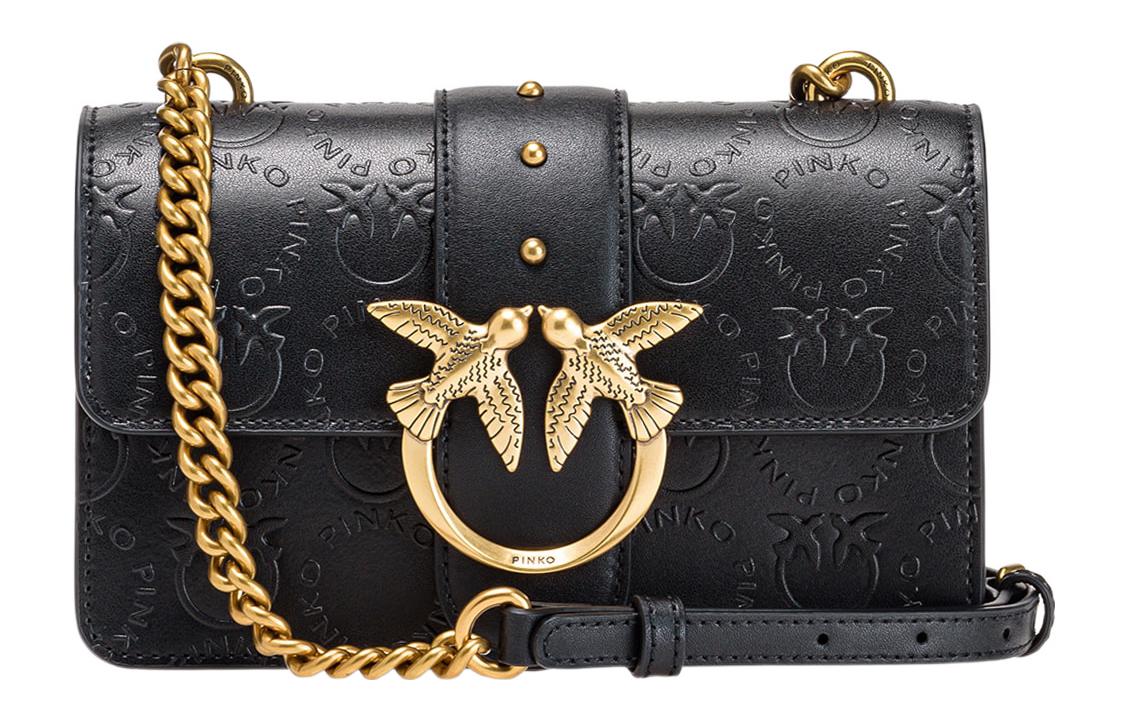 Сумка через плечо из коровьей кожи с ласточкой, женская сумка PINKO
Сумка через плечо из коровьей кожи с ласточкой, женская сумка PINKO