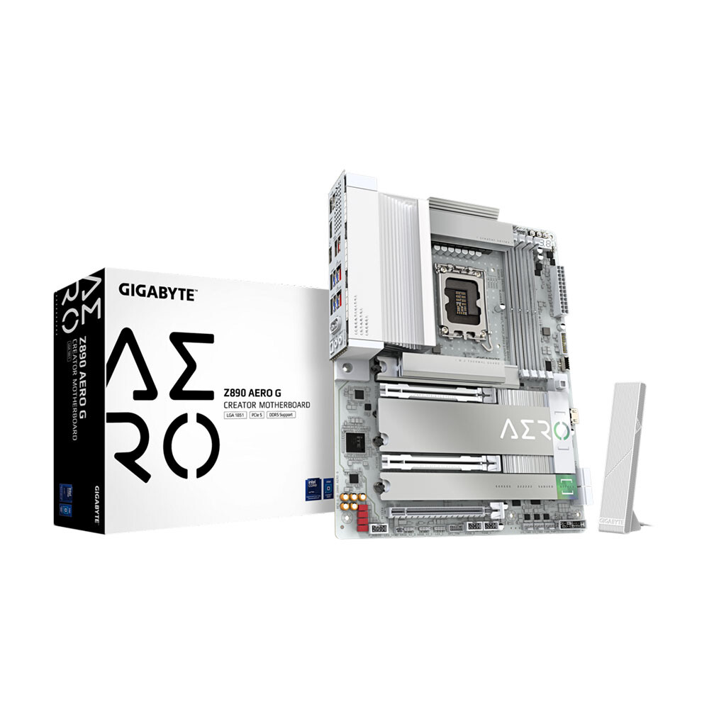 Материнская плата Gigabyte Z890 Aero G, LGA1851, DDR5, Wi-Fi
Материнская плата Gigabyte Z890 Aero G, LGA1851, DDR5, Wi-Fi