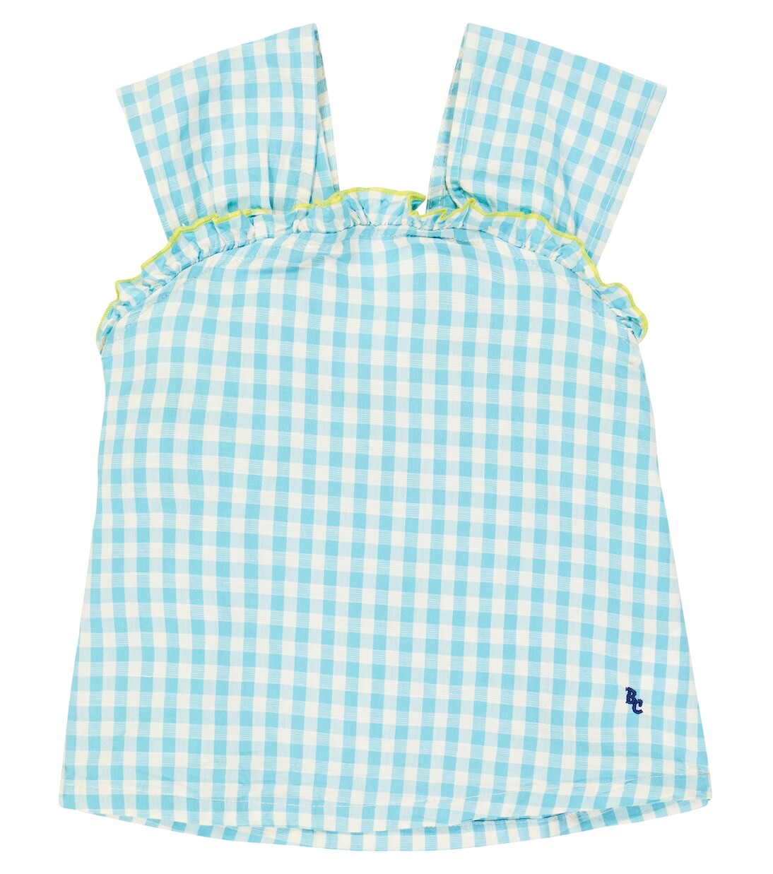 Топ из хлопка и льна в мелкую клетку Bobo Choses, синий
Топ из хлопка и льна в мелкую клетку Bobo Choses, синий