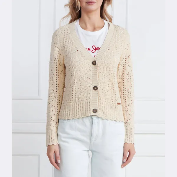 Кардиган классического кроя Grace Pepe Jeans London, бежевый
Кардиган классического кроя Grace Pepe Jeans London, бежевый