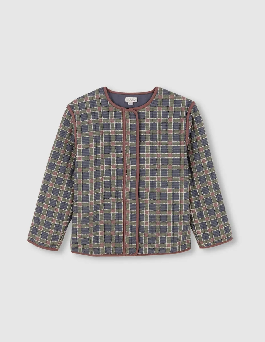 Детская стеганая куртка в клетку для девочки Gocco, темно-синий
Детская стеганая куртка в клетку для девочки Gocco, темно-синий