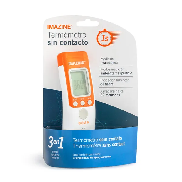 Цифровой термометр максимальной точности Termómetro Sin Contacto Imazine, 1 UD
Цифровой термометр максимальной точности Termómetro Sin Contacto Imazine, 1 UD