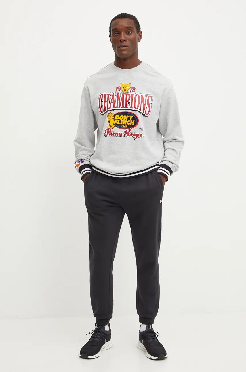 Толстовка Puma из хлопка, серый
Толстовка Puma из хлопка, серый