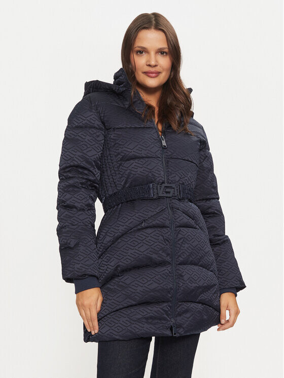 Пуховик стандартного кроя Guess, синий
Пуховик стандартного кроя Guess, синий