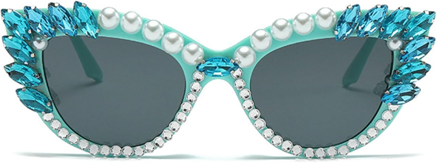 Солнцезащитные очки «кошачий глаз» с разноцветными бриллиантами, модные женские солнцезащитные очки с крупными жемчужными стразами, стильные женские солнцезащитные очки для вечеринок mincl, Green
Солнцезащитные очки «кошачий глаз» с разноцветными бриллиантами, модные женские солнцезащитные очки с крупными жемчужными стразами, стильные женские солнцезащитные очки для вечеринок mincl, Green