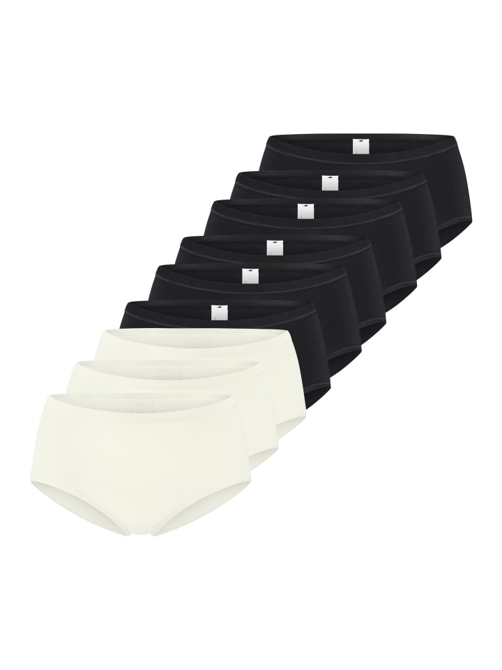 Sloggi Трусики с высокой талией GO Daily Cotton, черно-белые
Sloggi Трусики с высокой талией GO Daily Cotton, черно-белые