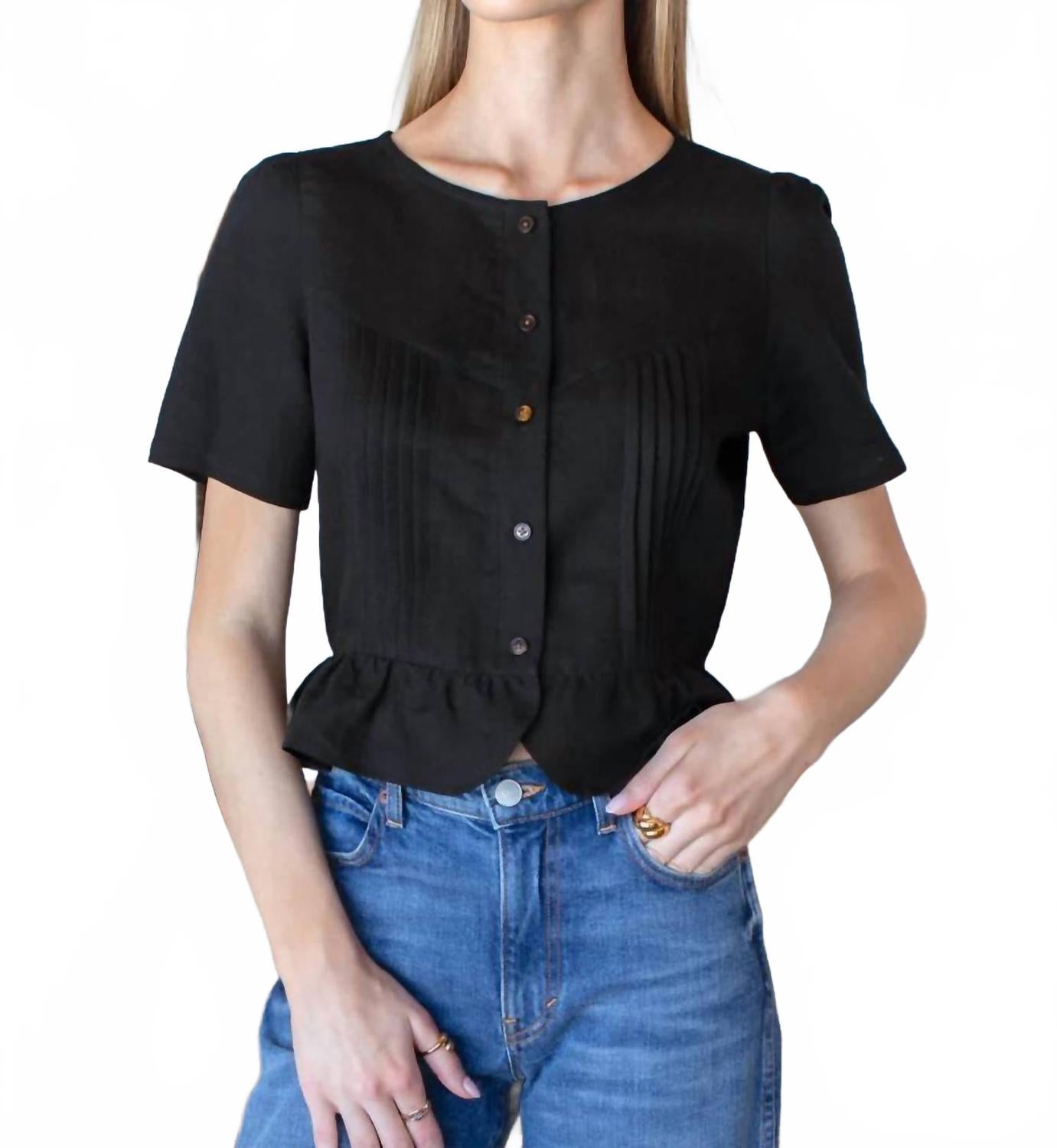 EMERSON FRY Топ Atelier с декоративными складками, черный
EMERSON FRY Топ Atelier с декоративными складками, черный