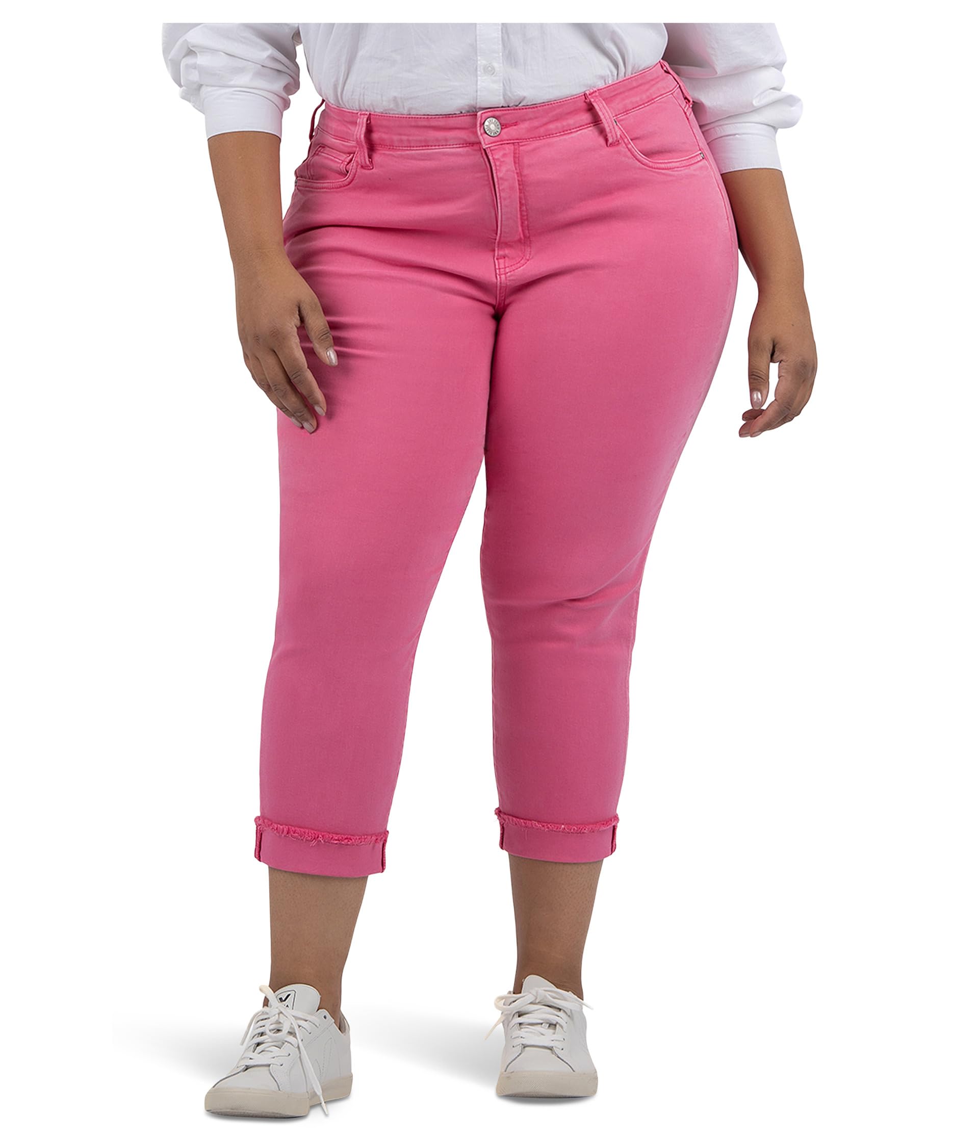 Джинсы KUT from the Kloth Plus Size Amy Crop Straight Leg- Roll Up Fray, Sugar Coral
Джинсы KUT from the Kloth Plus Size Amy Crop Straight Leg- Roll Up Fray, Sugar Coral