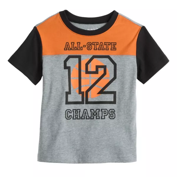 Футболка с короткими рукавами и цветным рисунком для мальчиков и малышей Jumping Beans, цвет grey all state
Футболка с короткими рукавами и цветным рисунком для мальчиков и малышей Jumping Beans, цвет grey all state