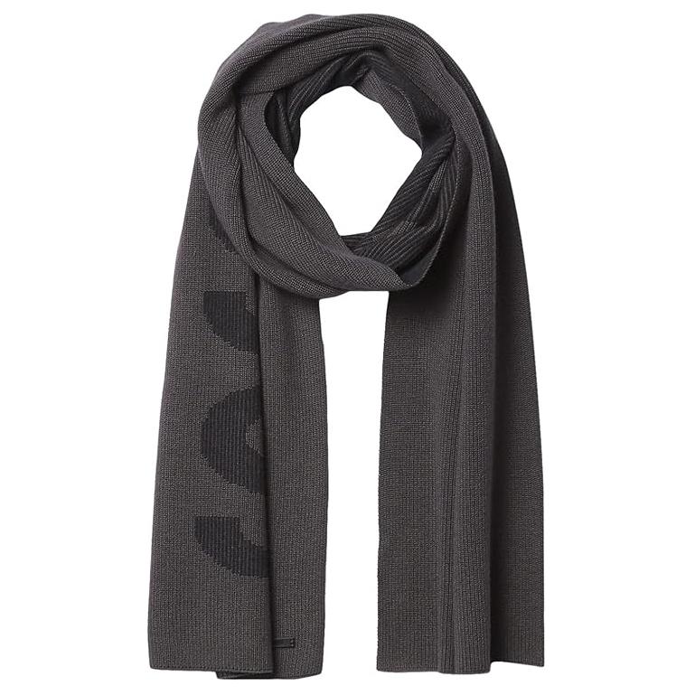 HUGO BOSS Шарф вязаный из хлопка, полиамида и шерсти для женщин, серый
HUGO BOSS Шарф вязаный из хлопка, полиамида и шерсти для женщин, серый