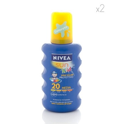 Sun Kids Питательный цветной солнцезащитный спрей Spf 20, 200 мл, Nivea
Sun Kids Питательный цветной солнцезащитный спрей Spf 20, 200 мл, Nivea