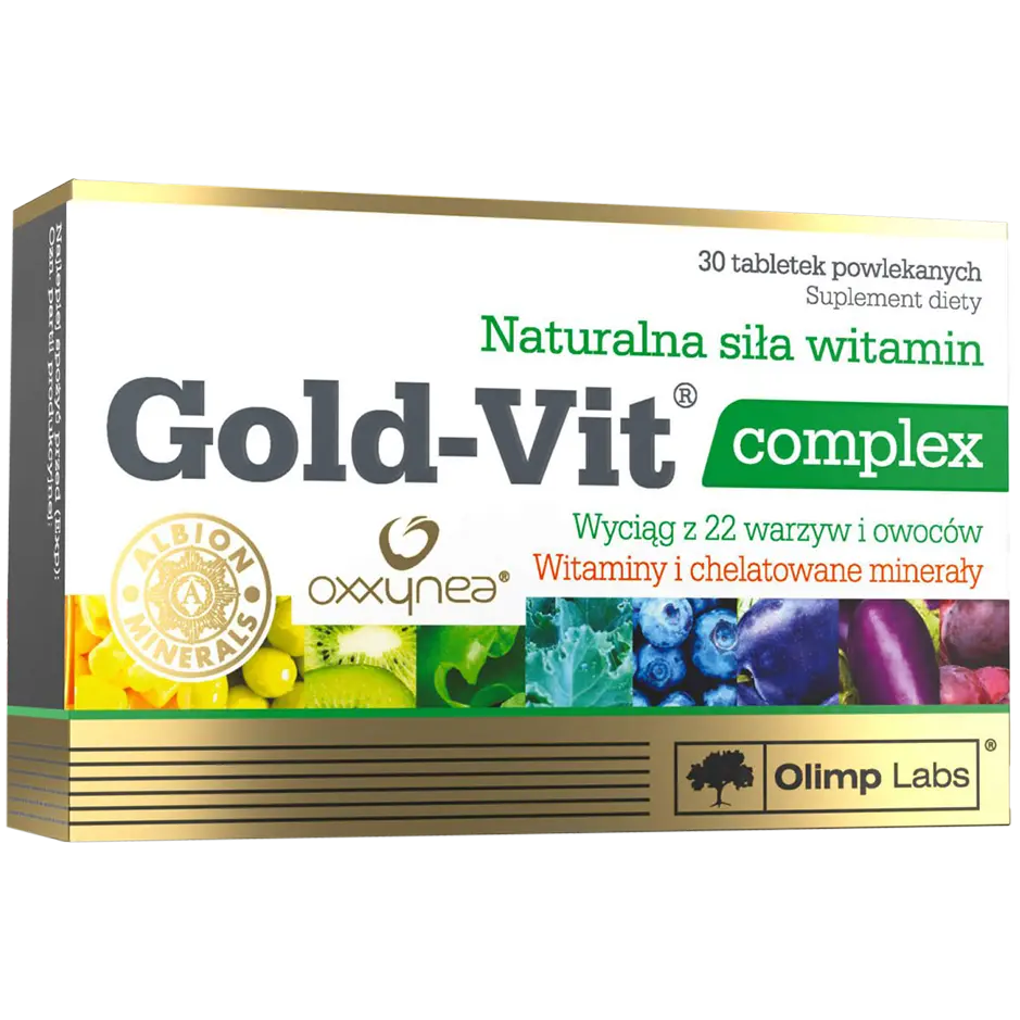 Olimp Gold-Vit Complex биологически активная добавка, 30 таблеток/1 упаковка
Olimp Gold-Vit Complex биологически активная добавка, 30 таблеток/1 упаковка