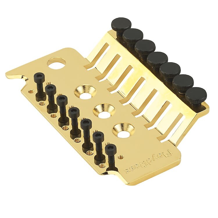 Аутентичная пластина для 7-струнной струны Floyd Rose - золото 7-String Tremolo Base Plate
Аутентичная пластина для 7-струнной струны Floyd Rose - золото 7-String Tremolo Base Plate