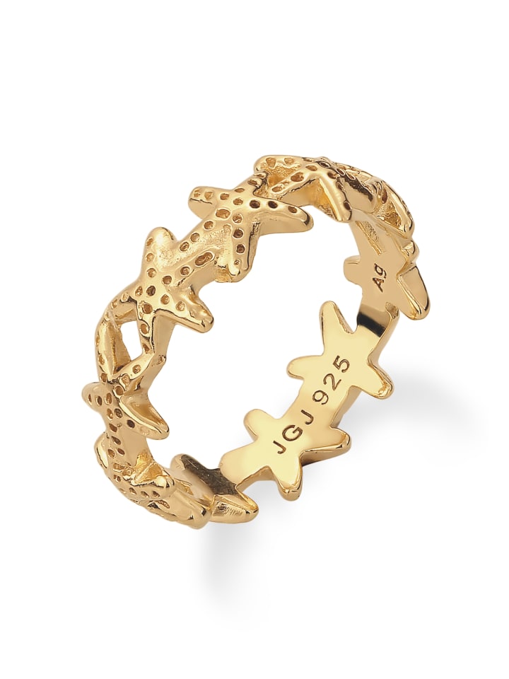 Elli Кольцо из серебра 925 пробы с золотым покрытием
Elli Кольцо из серебра 925 пробы с золотым покрытием