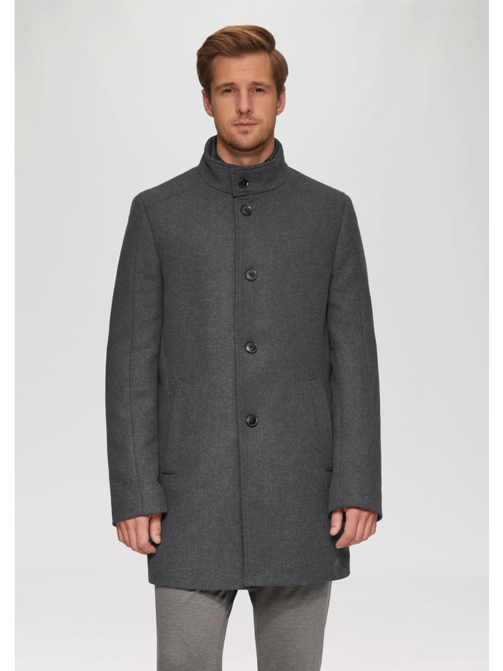 Зимняя куртка s.Oliver BLACK LABEL Outdoor-Mantel langarm, серый 
Зимняя куртка s.Oliver BLACK LABEL Outdoor-Mantel langarm, серый