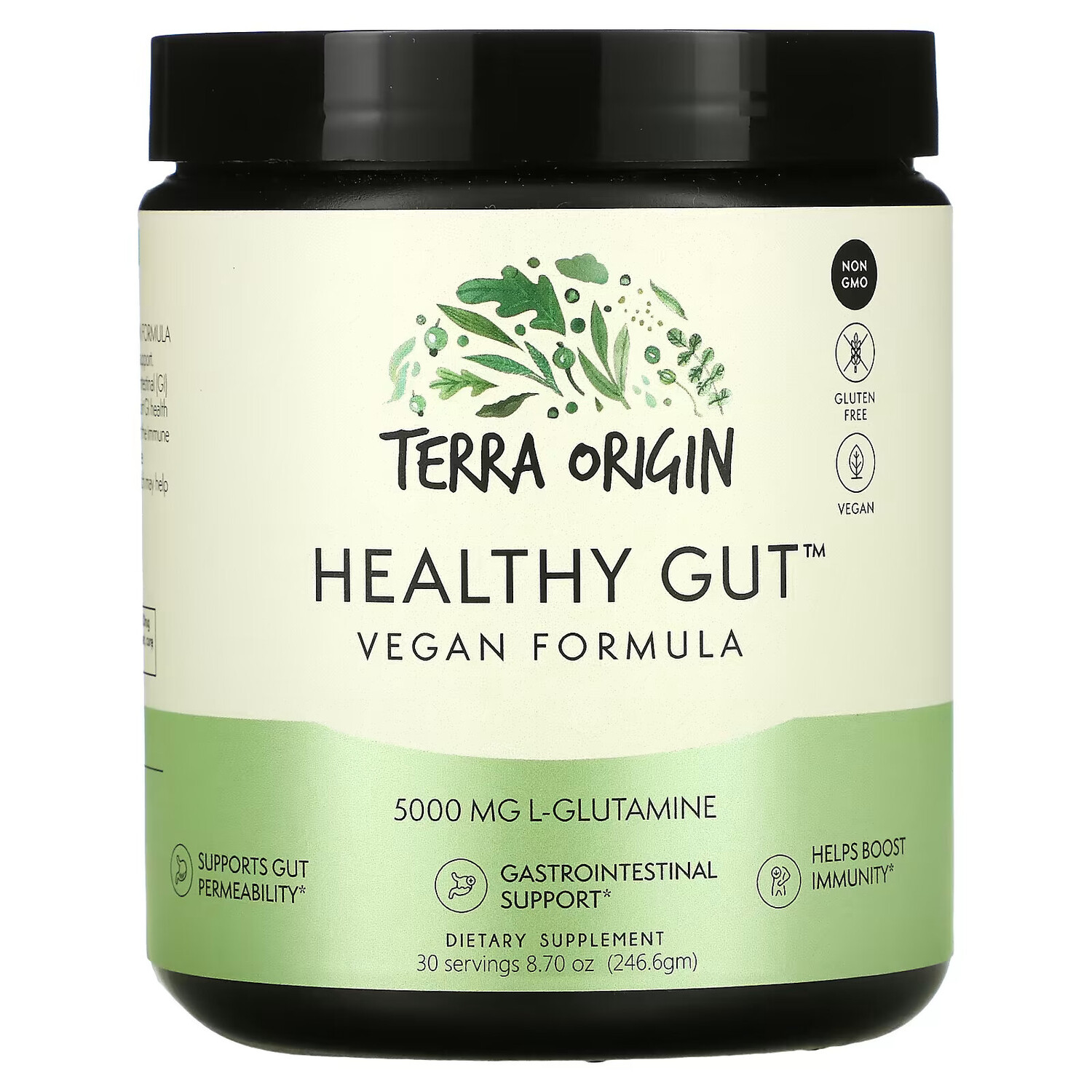 Terra Origin, Healthy Gut, веганская формула, 246,6 г (8,7 унции)
Terra Origin, Healthy Gut, веганская формула, 246,6 г (8,7 унции)