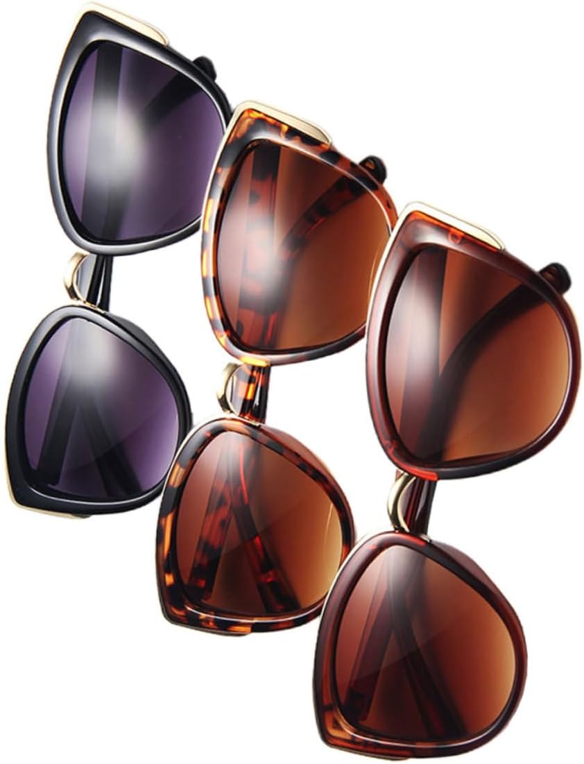 3 шт. Ретро-солнцезащитные очки «кошачий глаз» из пластика для женщин. Стильные очки для активного отдыха на природе с леопардовым принтом и оправой для пляжа и летнего времяпрепровождения FOMIYES, Assorted Color
3 шт. Ретро-солнцезащитные очки «кошачий глаз» из пластика для женщин. Стильные очки для активного отдыха на природе с леопардовым принтом и оправой для пляжа и летнего времяпрепровождения FOMIYES, Assorted Color