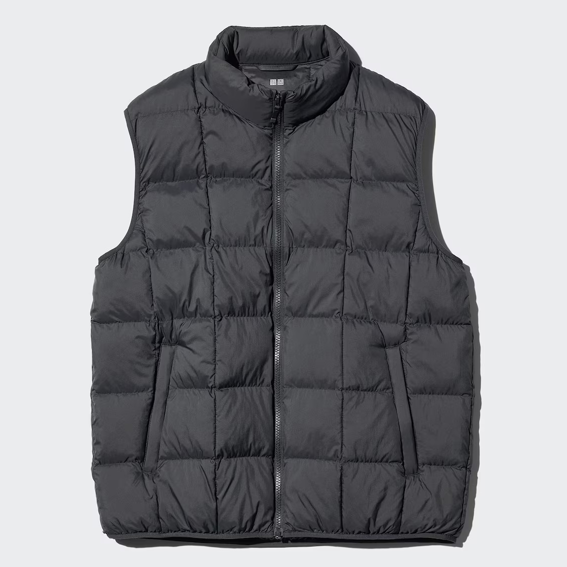 Жилет Uniqlo Pufftech, 08 темно-серый 
Жилет Uniqlo Pufftech, 08 темно-серый