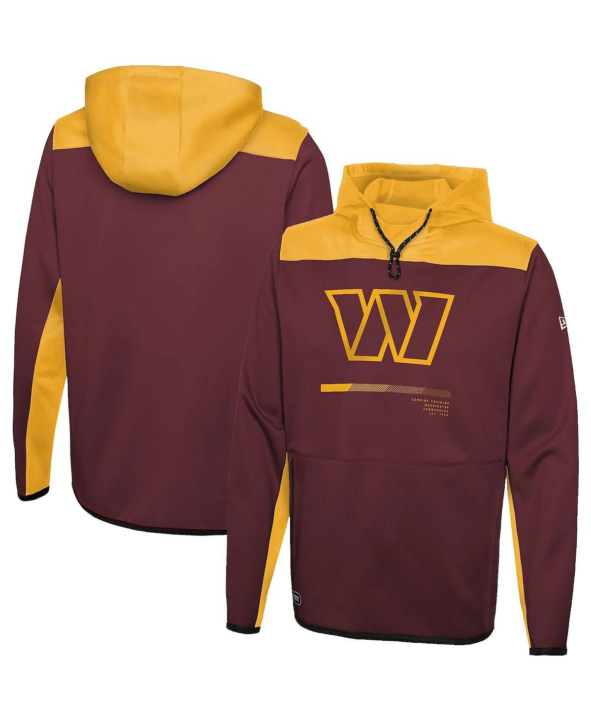 Мужская бордовая толстовка с капюшоном washington commanders combine authentic hard hitter pullover New Era
Мужская бордовая толстовка с капюшоном washington commanders combine authentic hard hitter pullover New Era
