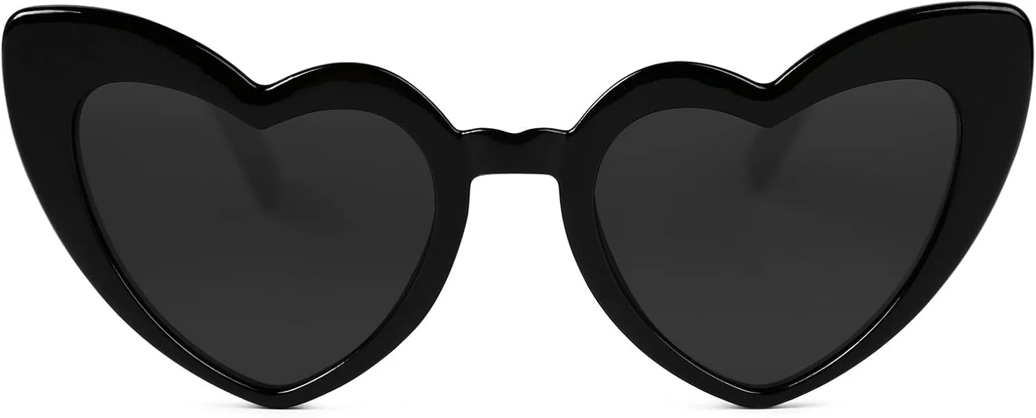 Солнцезащитные очки YOGFIT в форме сердца для женщин, модные, классические, с любовным рисунком, для защиты глаз, винтажные, милые, в форме сердца, Black
Солнцезащитные очки YOGFIT в форме сердца для женщин, модные, классические, с любовным рисунком, для защиты глаз, винтажные, милые, в форме сердца, Black