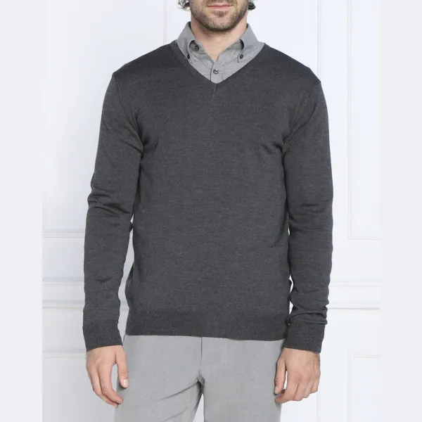 Шерстяной свитер узкого кроя Stenströms, серый
Шерстяной свитер узкого кроя Stenströms, серый