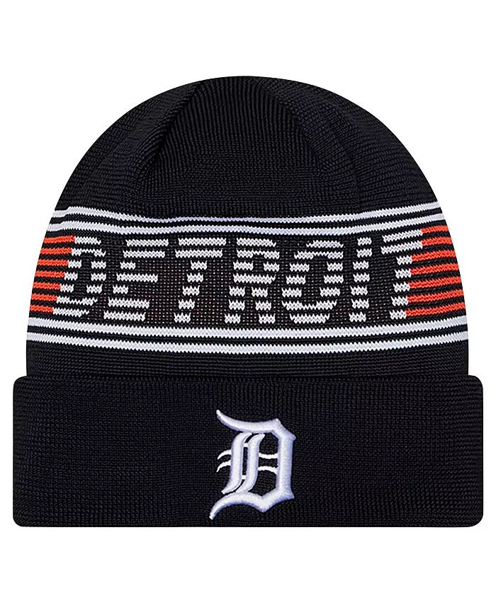 Мужская темно-синяя вязаная шапка Detroit Tigers Authentic Collection с манжетами New Era
Мужская темно-синяя вязаная шапка Detroit Tigers Authentic Collection с манжетами New Era