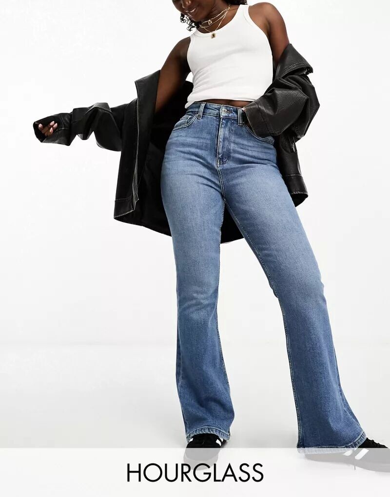 Синие расклешенные джинсы ASOS Hourglass
Синие расклешенные джинсы ASOS Hourglass