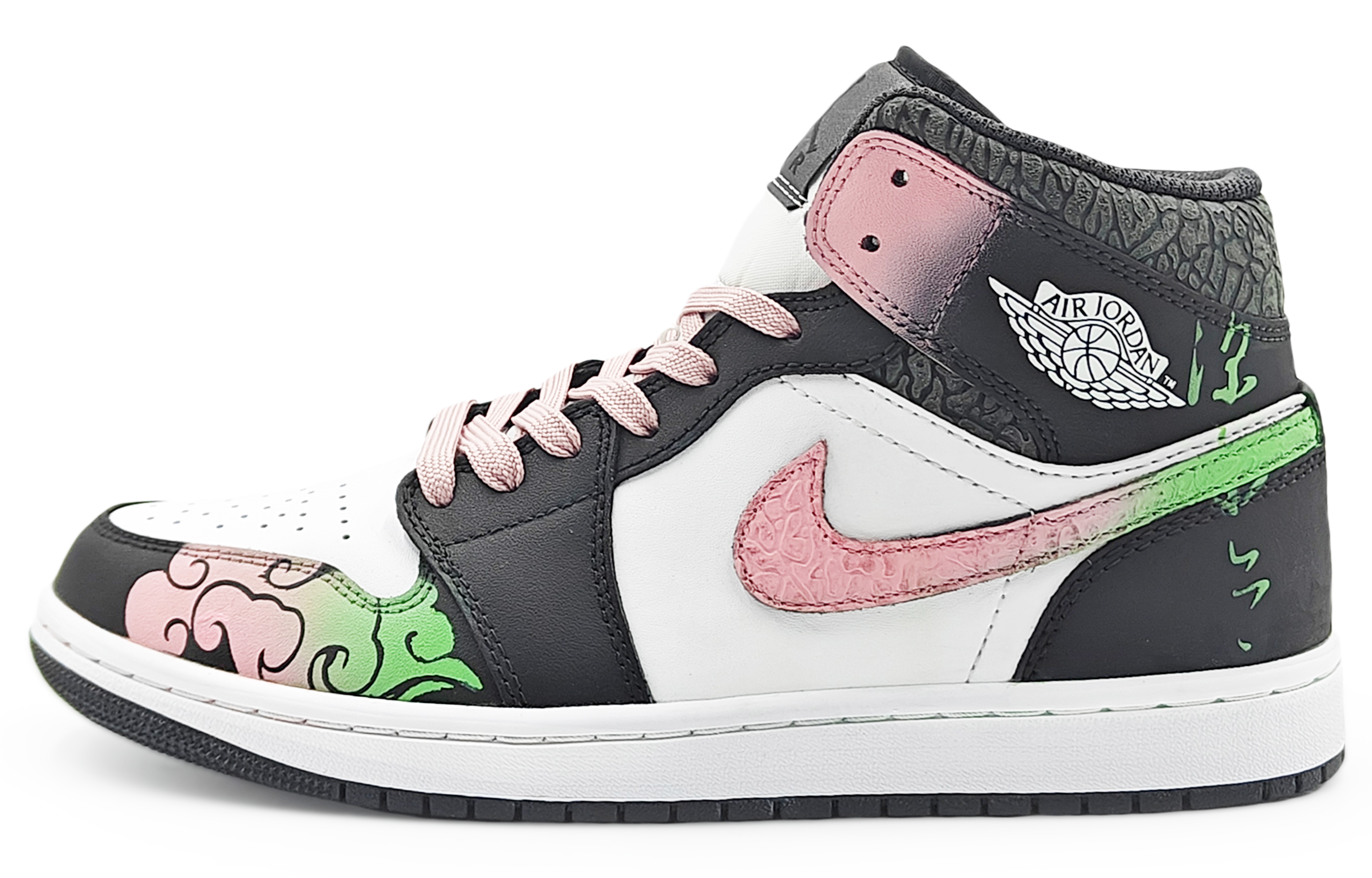 Jordan Баскетбольные кроссовки Air 1 Abrasion Resistance Mid Top Vintage, мужские, розово-зеленые
Jordan Баскетбольные кроссовки Air 1 Abrasion Resistance Mid Top Vintage, мужские, розово-зеленые