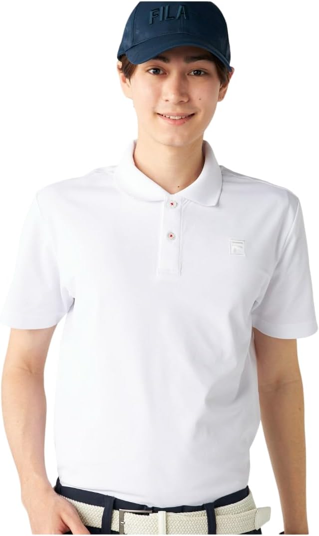 Мужская поло-рубашка Fila Golf с коротким рукавом, впитывающая пот, быстросохнущая, с защитой от УФ-излучения, на молнии до середины груди
Мужская поло-рубашка Fila Golf с коротким рукавом, впитывающая пот, быстросохнущая, с защитой от УФ-излучения, на молнии до середины груди