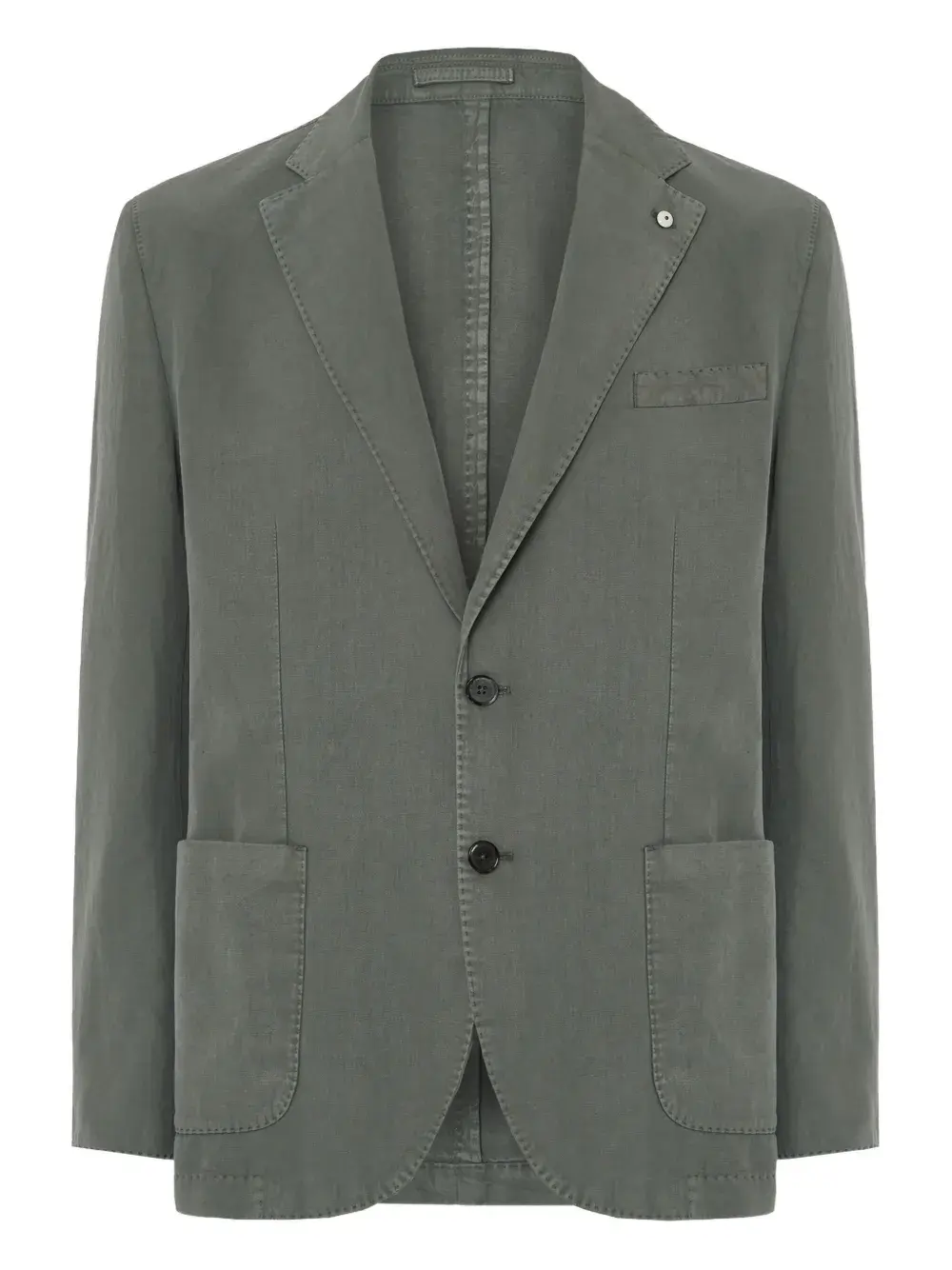 Льняной блейзер с накладными карманами L.B.M. 1911, зеленый
Льняной блейзер с накладными карманами L.B.M. 1911, зеленый