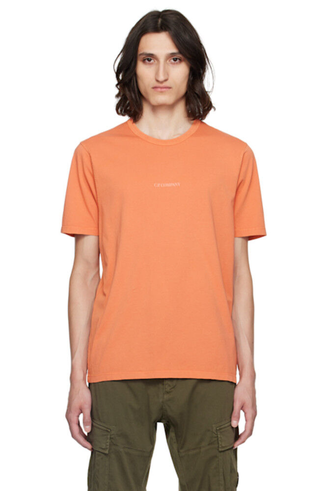 Футболка с оранжевым принтом C.P. Company
Футболка с оранжевым принтом C.P. Company