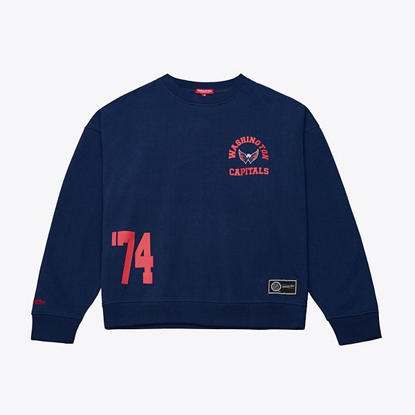 Женский свитшот Washington Capitals цвета navy Mitchell & Ness
Женский свитшот Washington Capitals цвета navy Mitchell & Ness