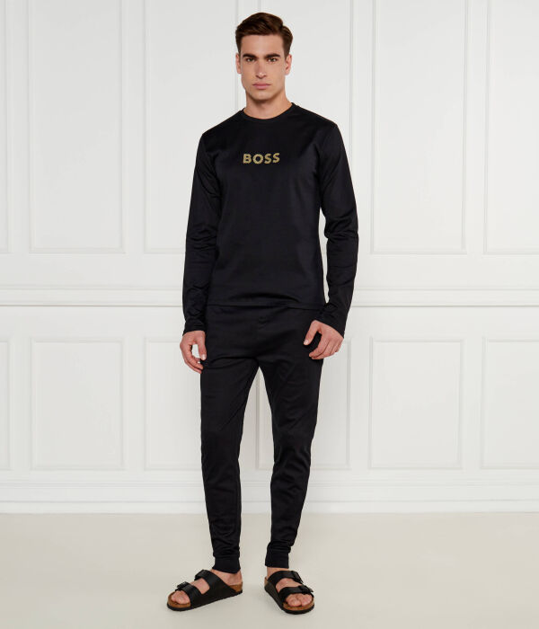 Пижама мужская Boss хлопковая однотонная, черный
Пижама мужская Boss хлопковая однотонная, черный