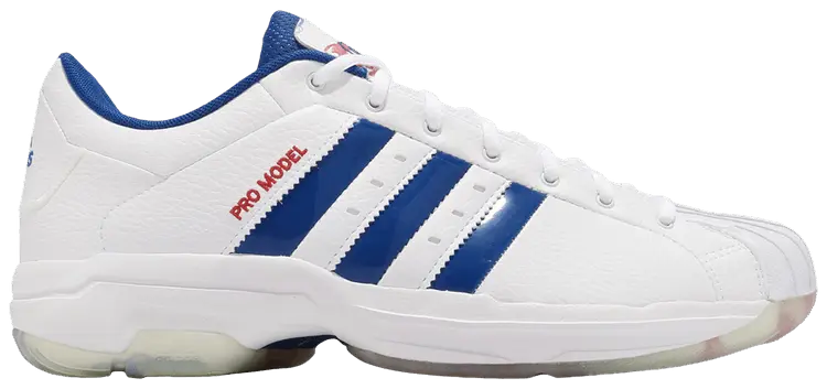 Кроссовки adidas Pro Model 2G Low 'White Royal Blue', белый
Кроссовки adidas Pro Model 2G Low 'White Royal Blue', белый