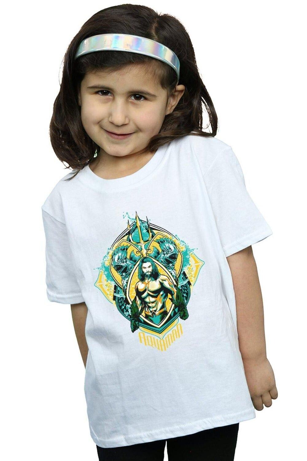 Хлопковая футболка Aquaman The Trench Crest DC Comics, белый, Серый, Хлопковая футболка Aquaman The Trench Crest DC Comics, белый
Хлопковая футболка Aquaman The Trench Crest DC Comics, белый, Серый, Хлопковая футболка Aquaman The Trench Crest DC Comics, белый