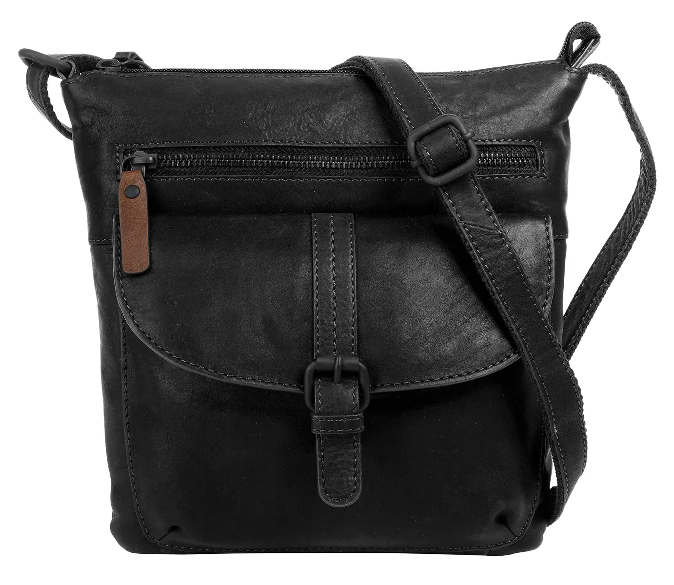 Сумка через плечо X-Zone, натуральная кожа, черный 
Сумка через плечо X-Zone, натуральная кожа, черный