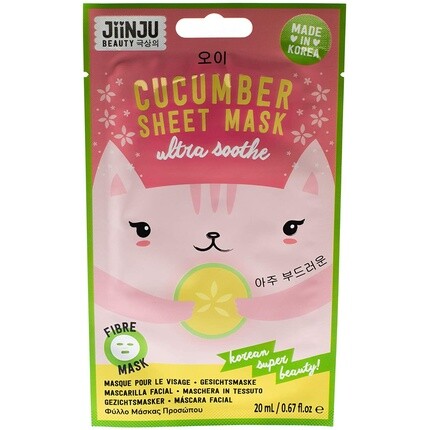 JiinJu Beauty Огуречная тканевая маска Oh K
JiinJu Beauty Огуречная тканевая маска Oh K