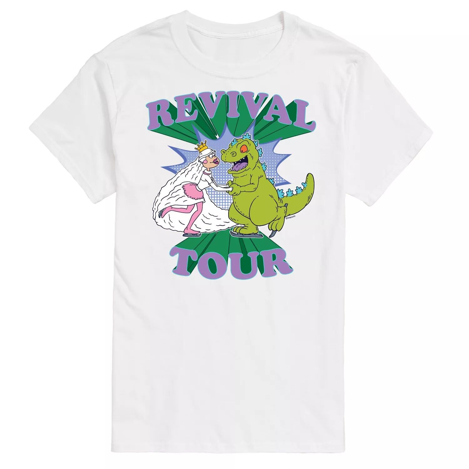 Футболка Big & Tall Rugrats Reptar Revival Tour с графическим рисунком Nickelodeon, белый
Футболка Big & Tall Rugrats Reptar Revival Tour с графическим рисунком Nickelodeon, белый