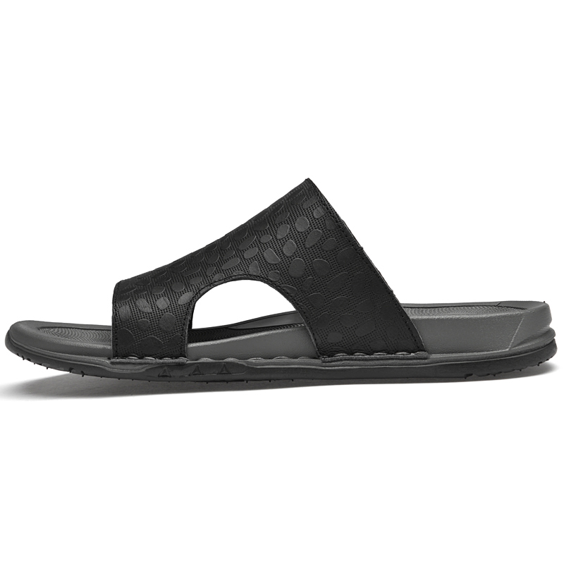 Тапочки-слайды мужские с защитой от запаха Eminu, Black 
Тапочки-слайды мужские с защитой от запаха Eminu, Black