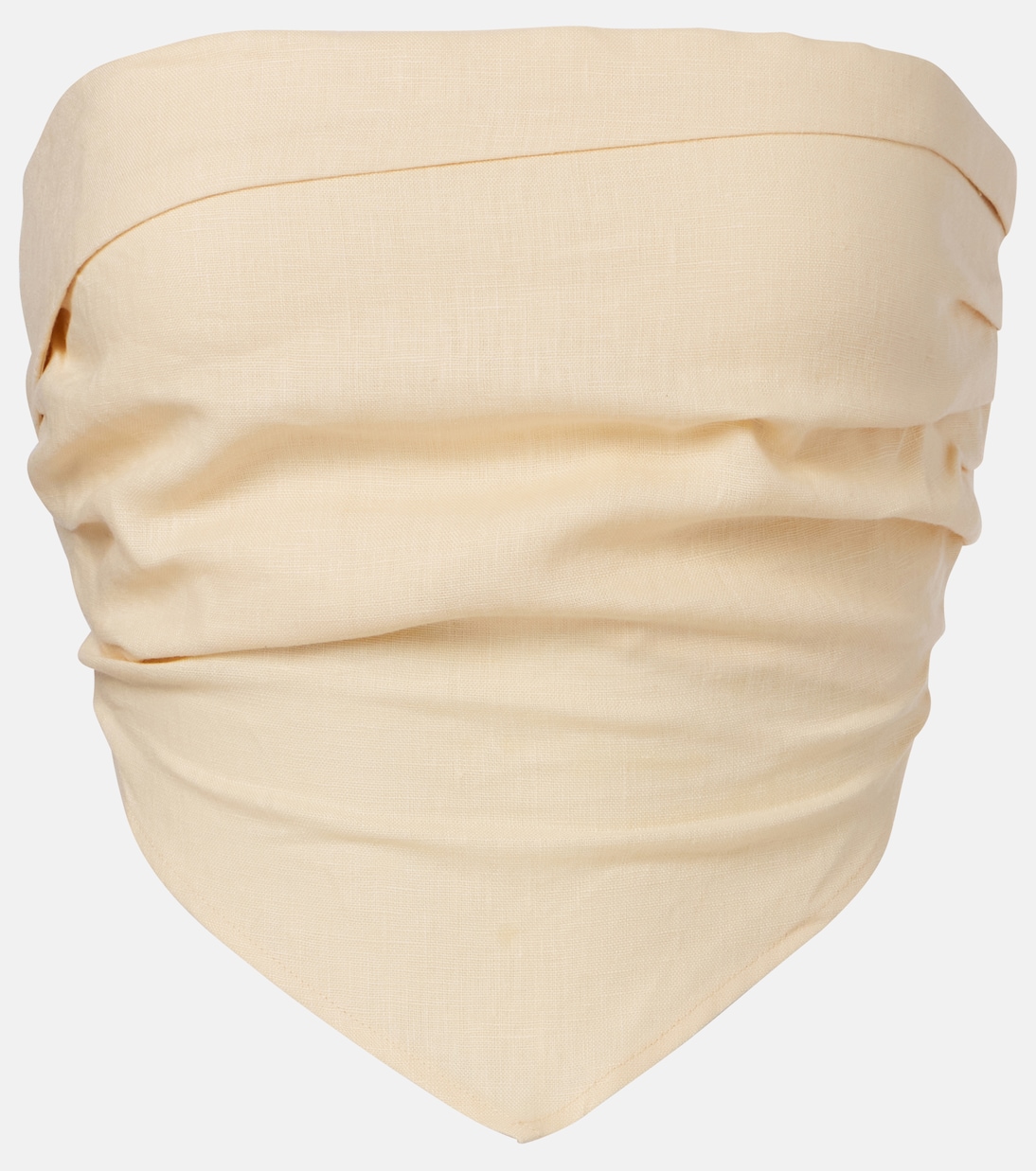 Топ без бретелей из льна Antibes Faithfull, Butter
Топ без бретелей из льна Antibes Faithfull, Butter