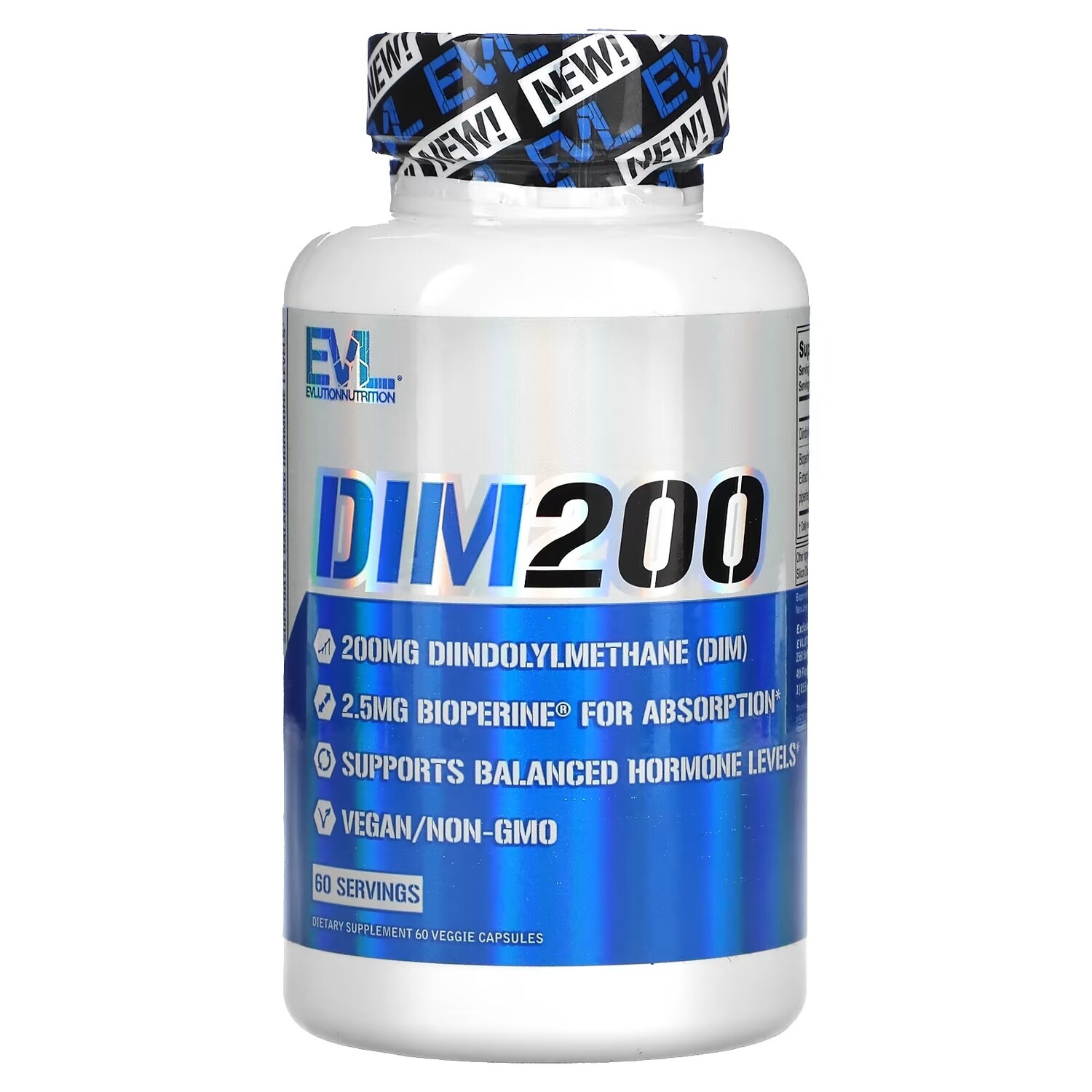 EVLution Nutrition DIM 200 200 mg, 60 вегетарианских капсул
EVLution Nutrition DIM 200 200 mg, 60 вегетарианских капсул