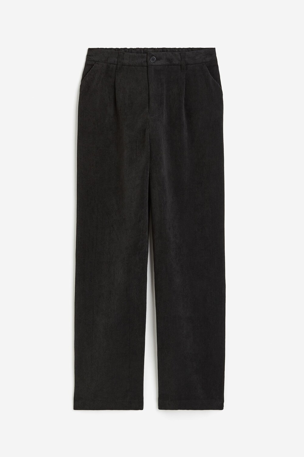 Брюки H&M Wide-leg Corduroy, черный
Брюки H&M Wide-leg Corduroy, черный