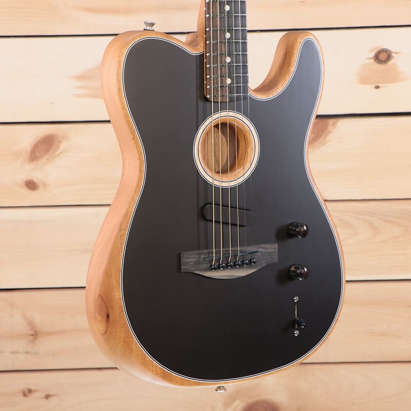 Fender American Acoustasonic Telecaster - черный - US224081
Fender American Acoustasonic Telecaster - черный - US224081