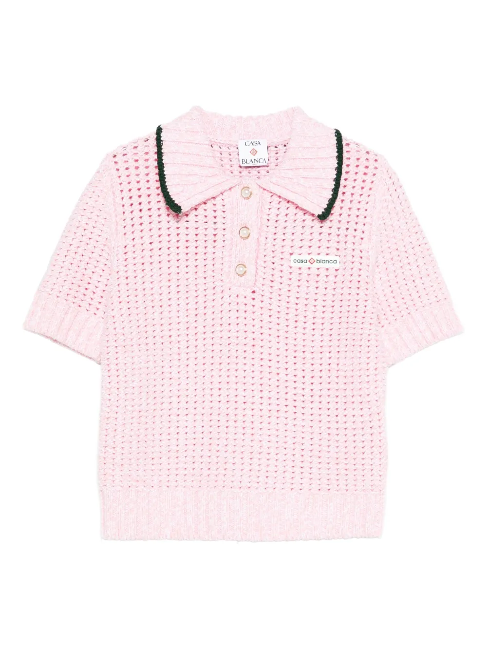 Фактурная рубашка поло CASABLANCA, розовый 
Фактурная рубашка поло CASABLANCA, розовый