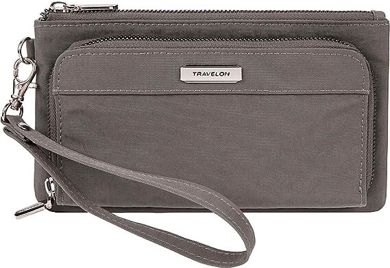 Женский кошелек-клатч Travelon с блокировкой RFID для телефона, дымчатый
Женский кошелек-клатч Travelon с блокировкой RFID для телефона, дымчатый