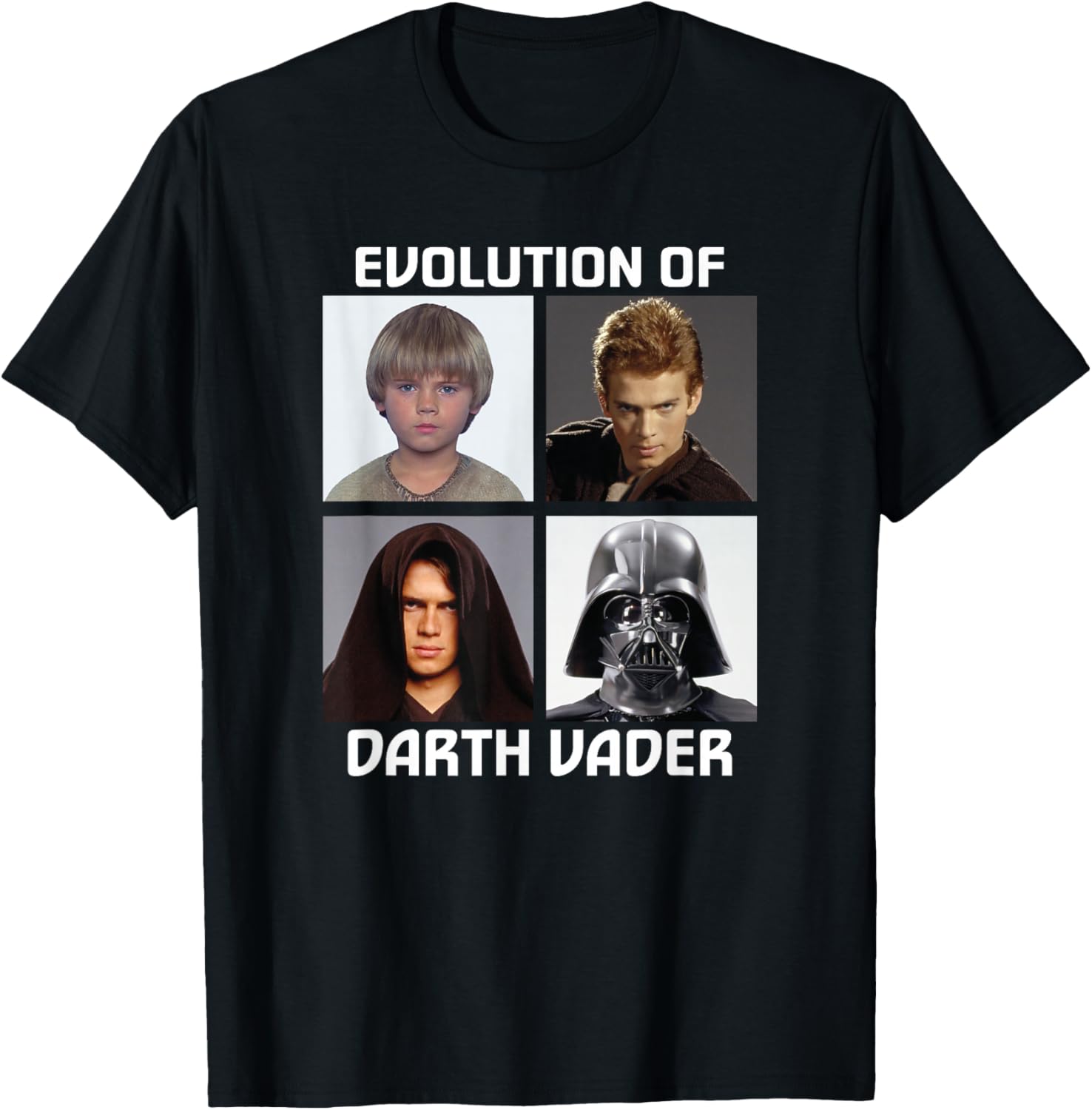 Футболка Star Wars Darth Vader Evolution, черная
Футболка Star Wars Darth Vader Evolution, черная