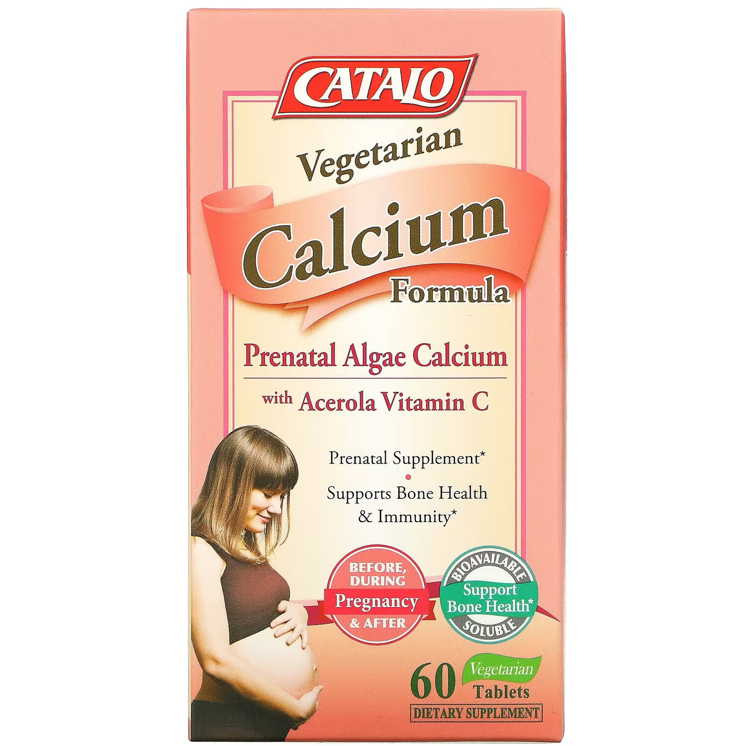 Catalo Naturals, вегетарианская формула с кальцием, кальций из пренатальных водорослей, 60 вегетарианских таблеток
Catalo Naturals, вегетарианская формула с кальцием, кальций из пренатальных водорослей, 60 вегетарианских таблеток