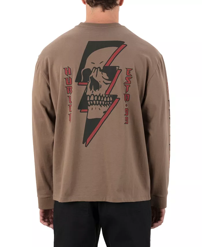 Мужская футболка Bolt с длинным рукавом Hurley, коричневый
Мужская футболка Bolt с длинным рукавом Hurley, коричневый